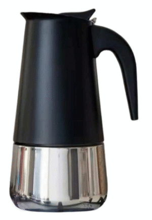 Captura de pantalla 2025-10-07 084953 Cafetera Italiana Moka Acero 9 Tazas Duo Color